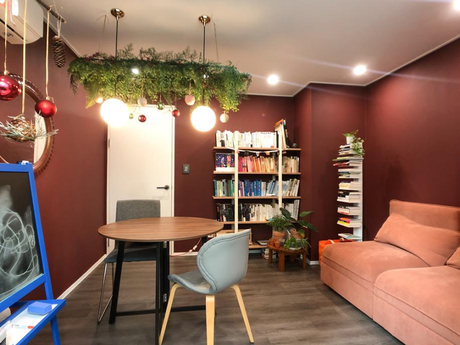 韩国开放式装修,韩国家庭式装修