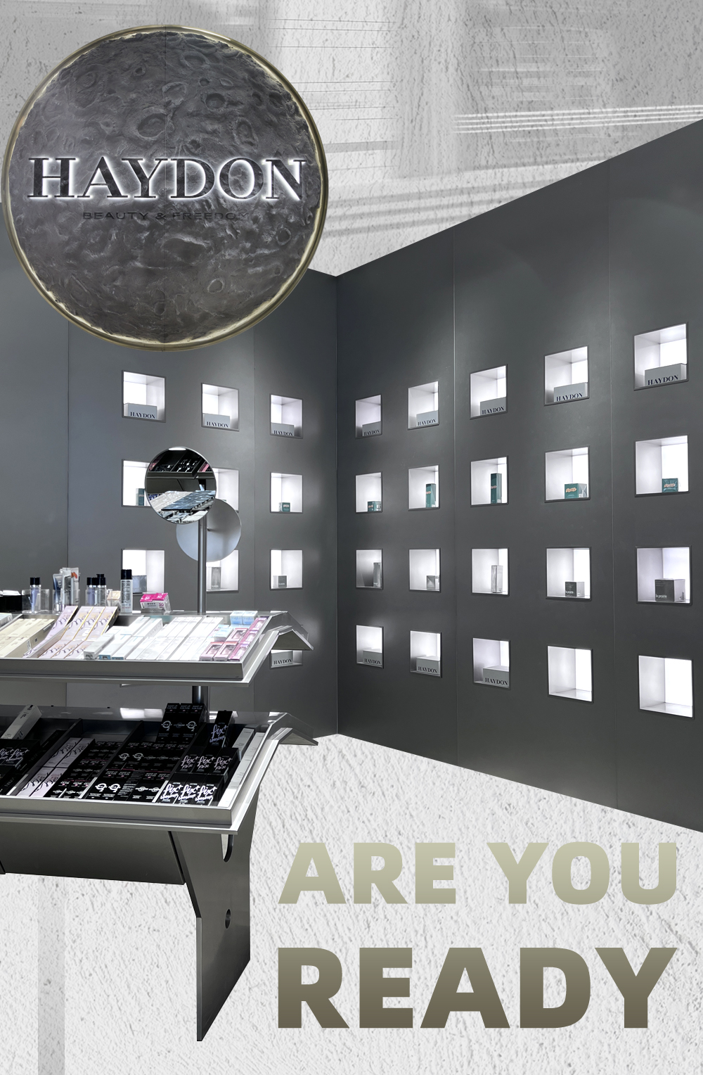 西安新地标！火遍全网的高端美妆店HAYDON黑洞来啦！女明星集合