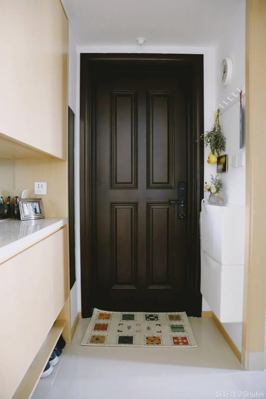 小户型一进门玄关,小户型玄关围起来