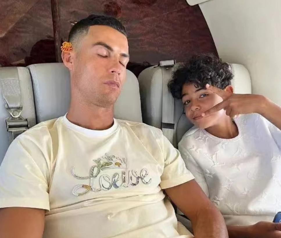 c罗的大儿子足球天赋,c罗女友乔治娜抵达卡塔尔