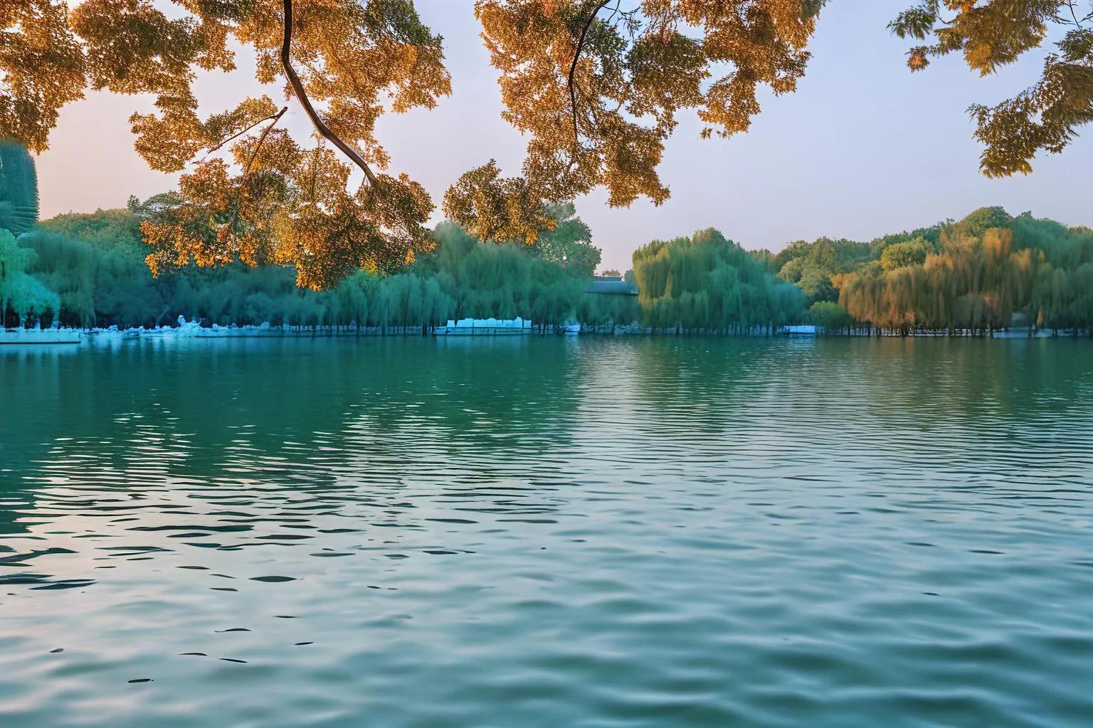 西湖美景图高清壁纸,手机壁纸西湖高清自然风景图片