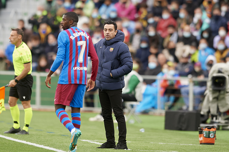 登贝莱撑起了巴萨的一片天,登贝莱巅峰高光巴萨