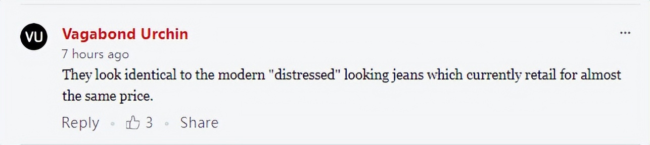 140年前标有*华反**口号的牛仔裤55万元售出，网友：欠中国一个道歉