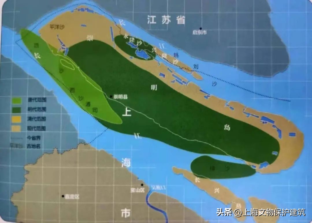 寻岛记,崇明岛的成长史