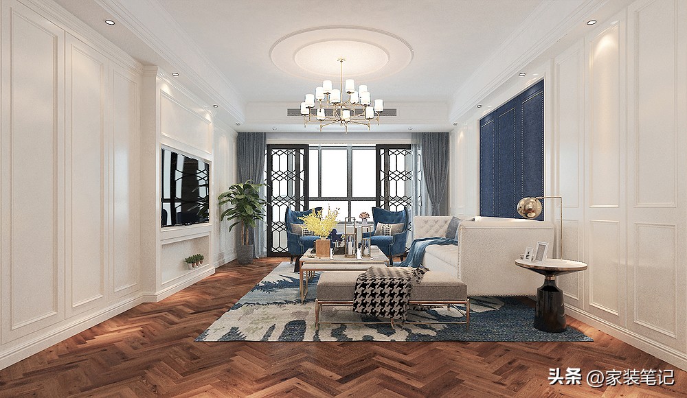 美式轻奢风装修小户型,小户型轻奢美式风装修