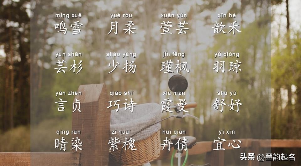 诗句取名清冷女孩,诗句中带玉的女孩名