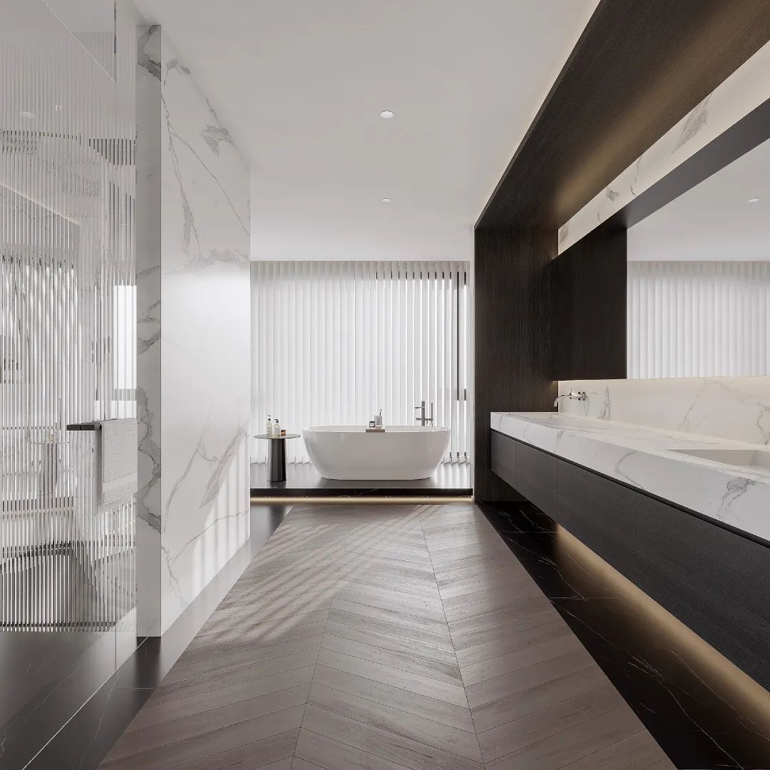 顶级豪宅设计团队,北京1000平别墅现代轻奢装修