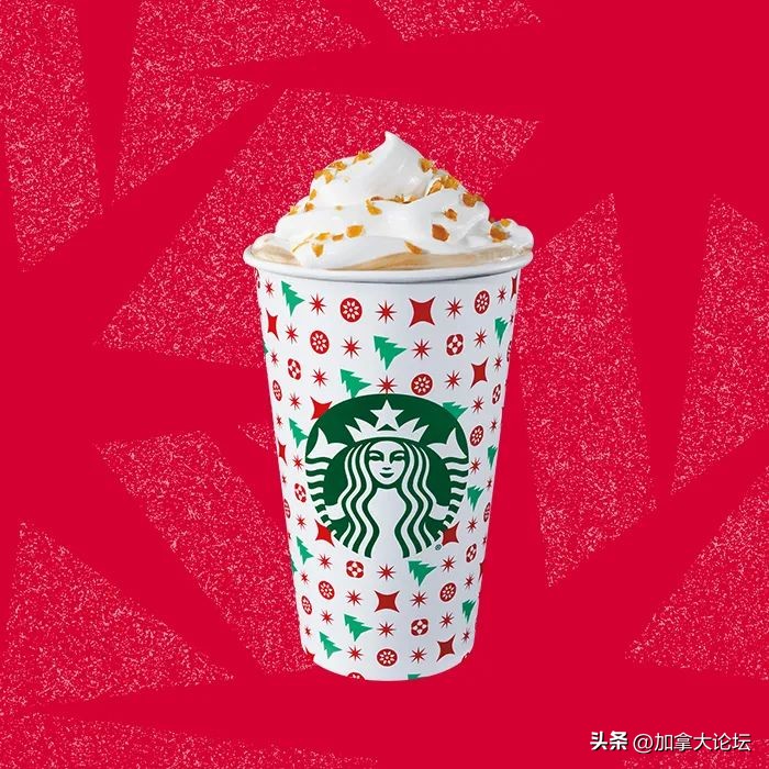爆款回归星巴克冬日特饮大杯双杯,星巴克哪几款是红色圣诞杯