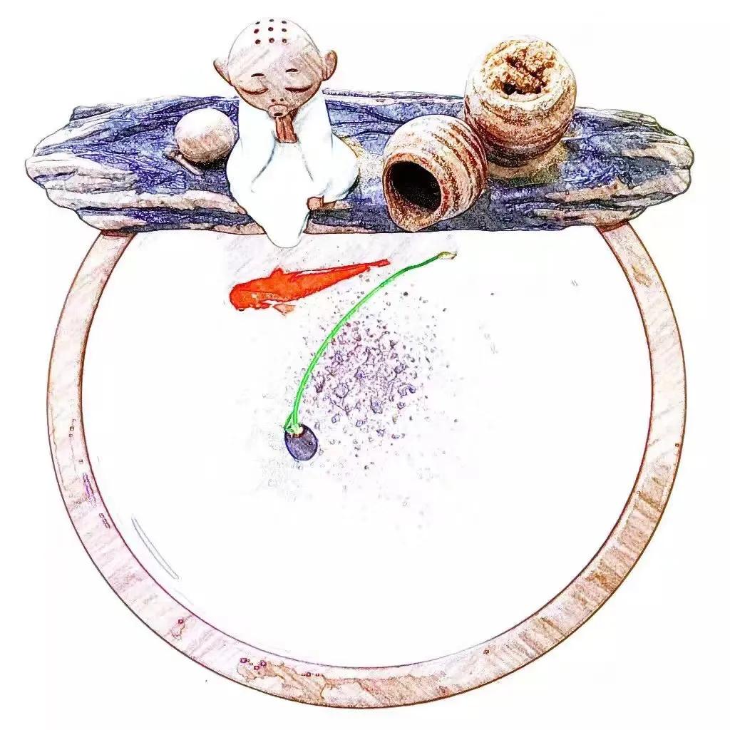 碗中种莲，年复一年花开花落到叶枯