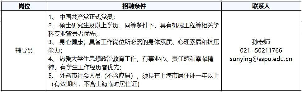 上海第二工业大学校招,2020年上海高校招聘公告