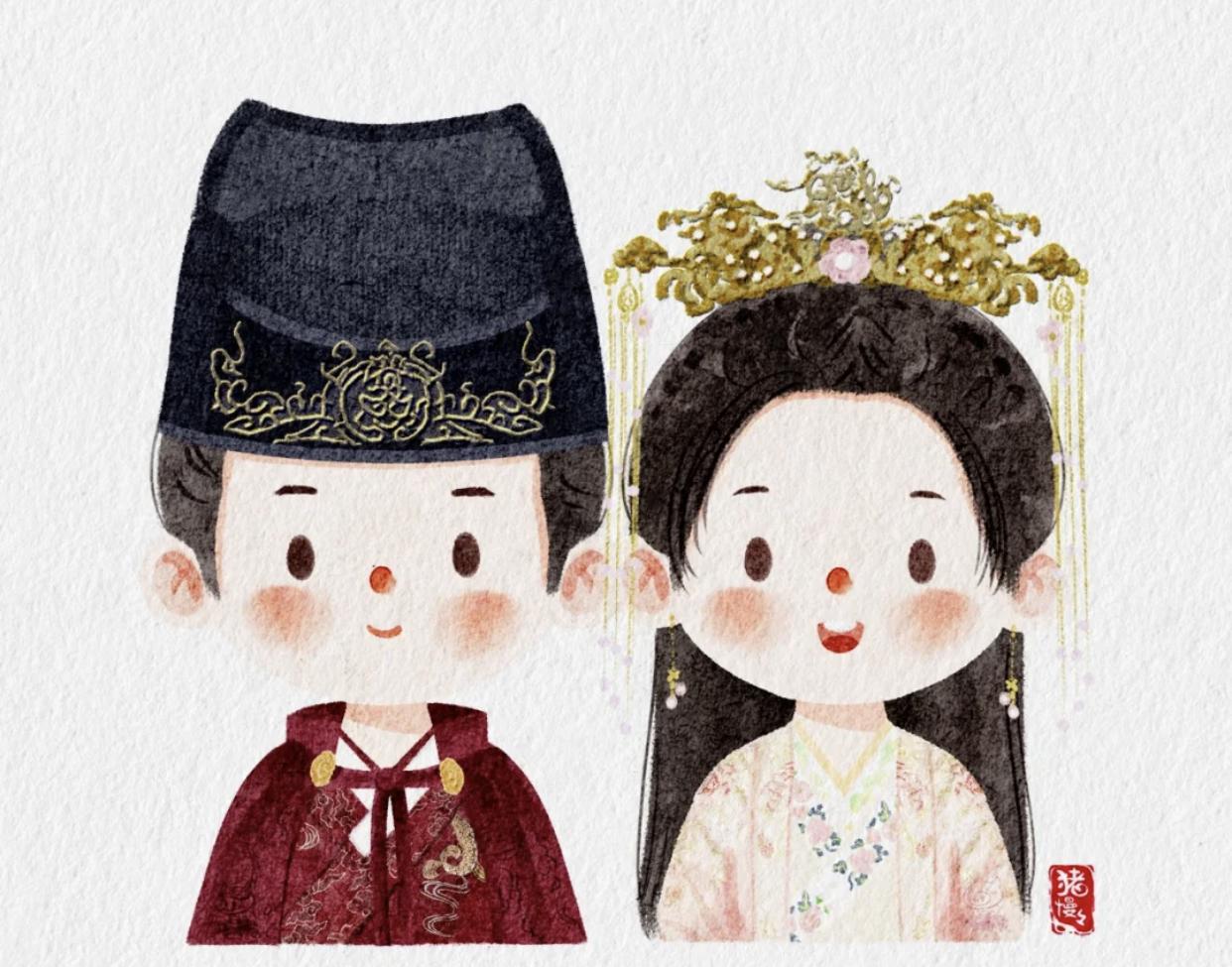 影视剧中的插画,影视剧里的人物插画