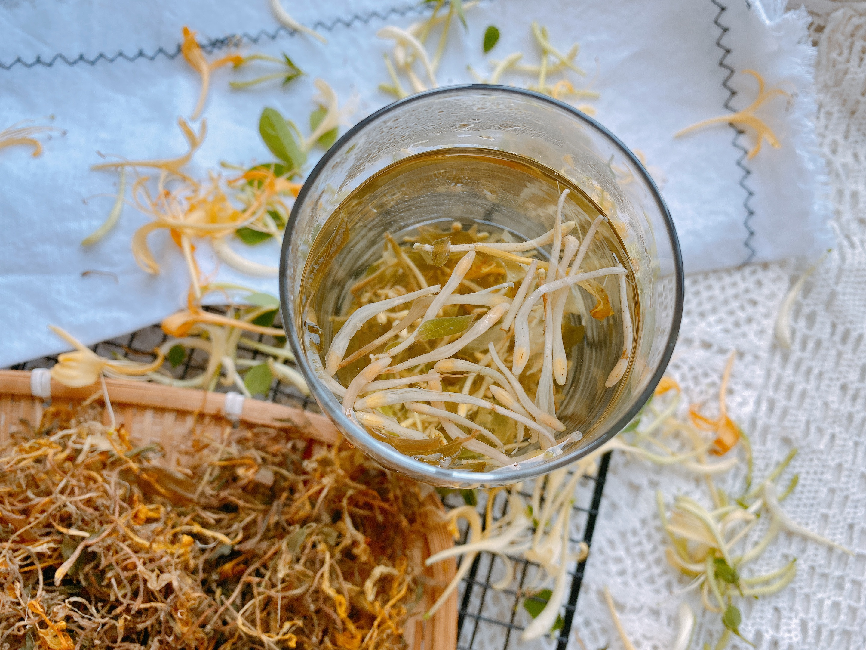 自制金银花茶,金银花茶最好的制作方法