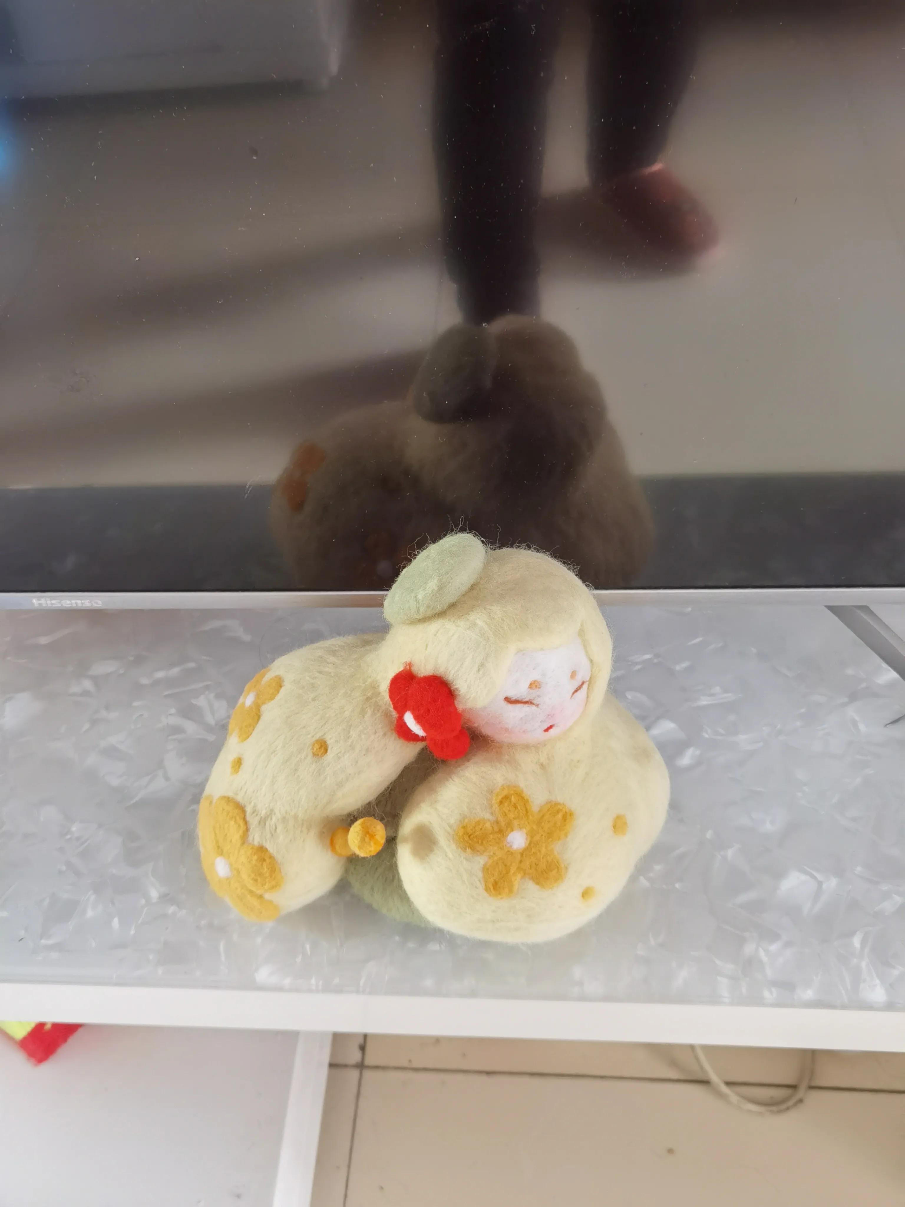 益智类毛毡书diy,创意羊毛毡手工作品