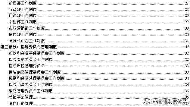 医院管理制度简短范文,医院规章制度汇编全套