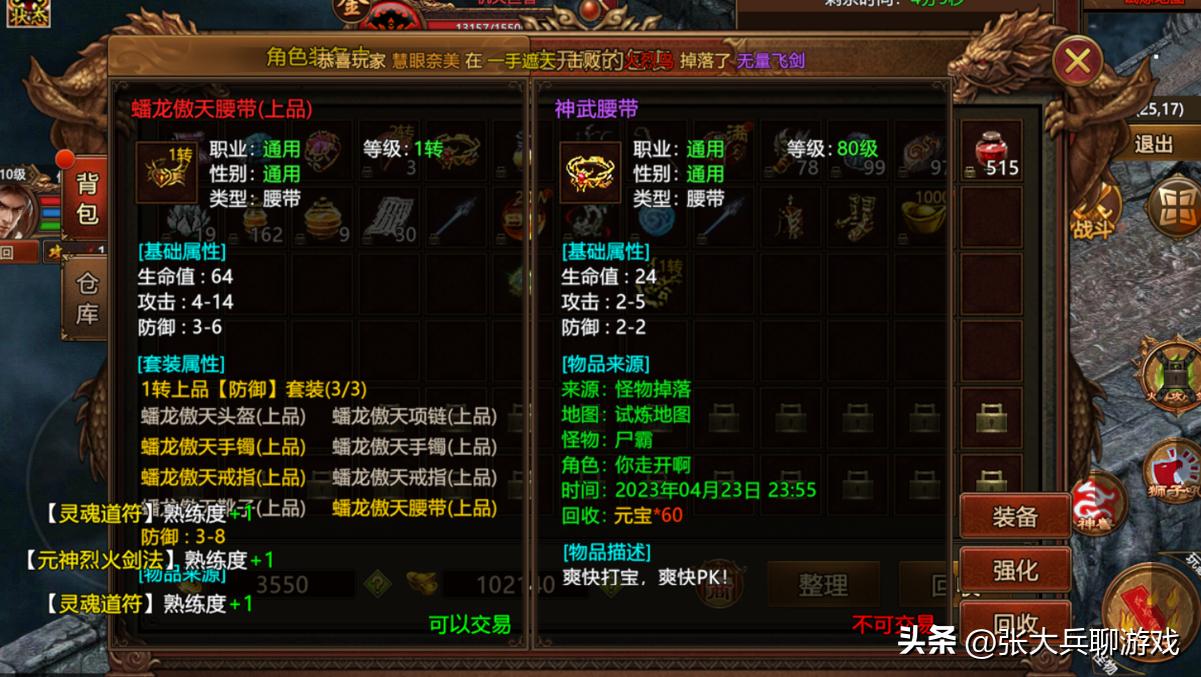 传奇世界当年玩家爆出的顶级装备,传奇世界最好看的装备