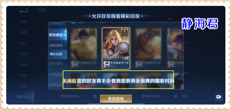 王者荣耀的隐私和权限能相信吗,王者荣耀隐私设置怎样是正确的