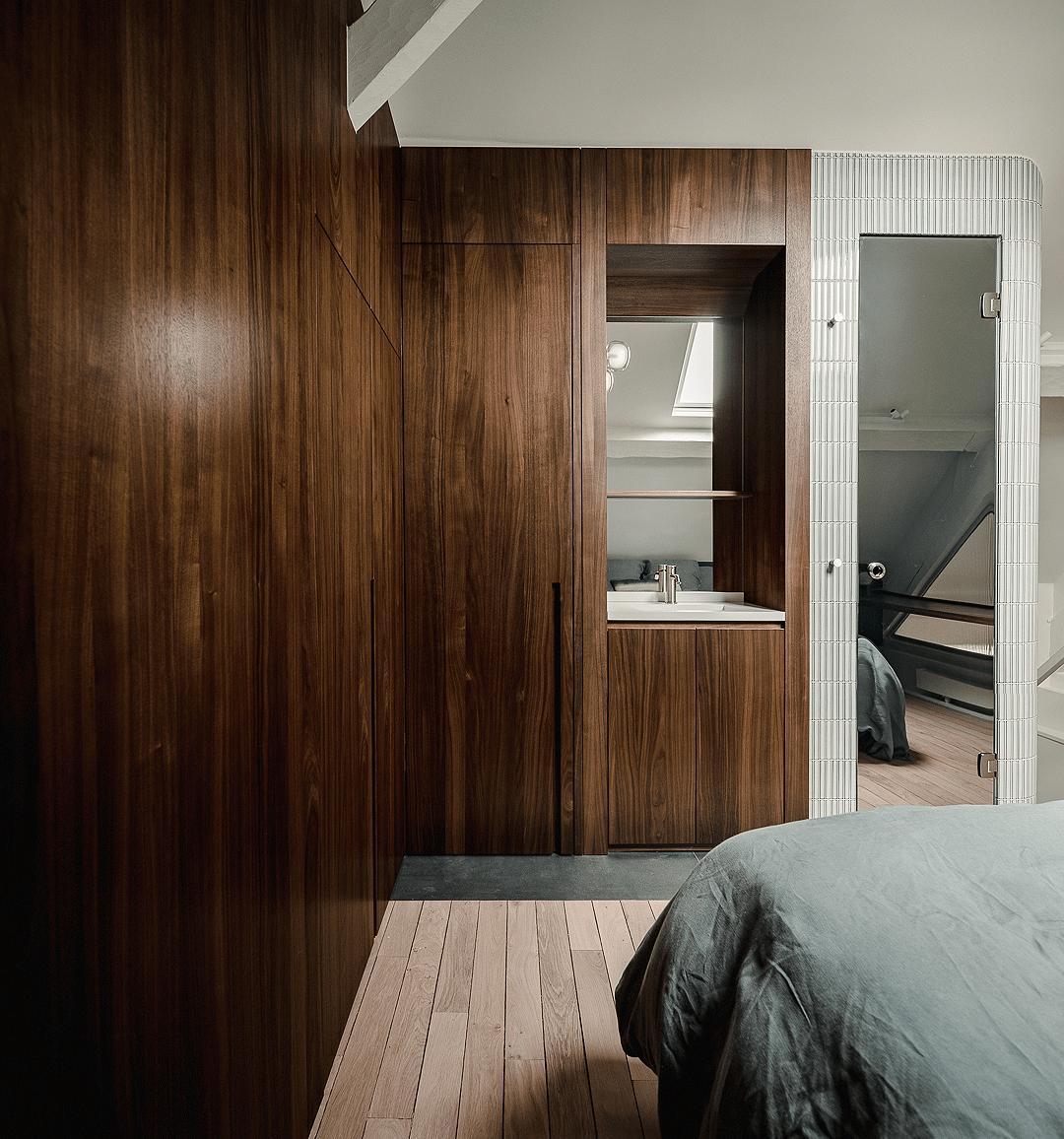 挑高loft新中式风格公寓,28平loft公寓简洁清新风格