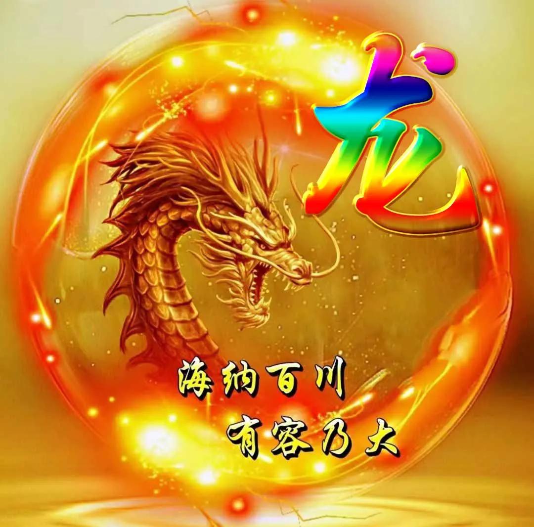 霸气的微信姓氏龙头像,超霸气的古风水墨龙姓氏微信头像