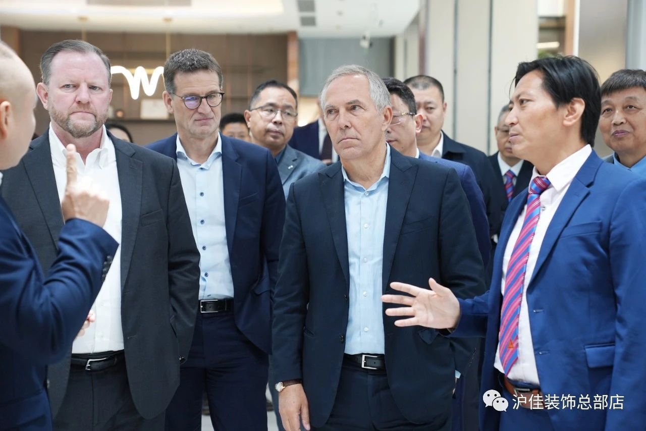 强强联合！瑞士西卡全球总裁光临沪佳集团总部