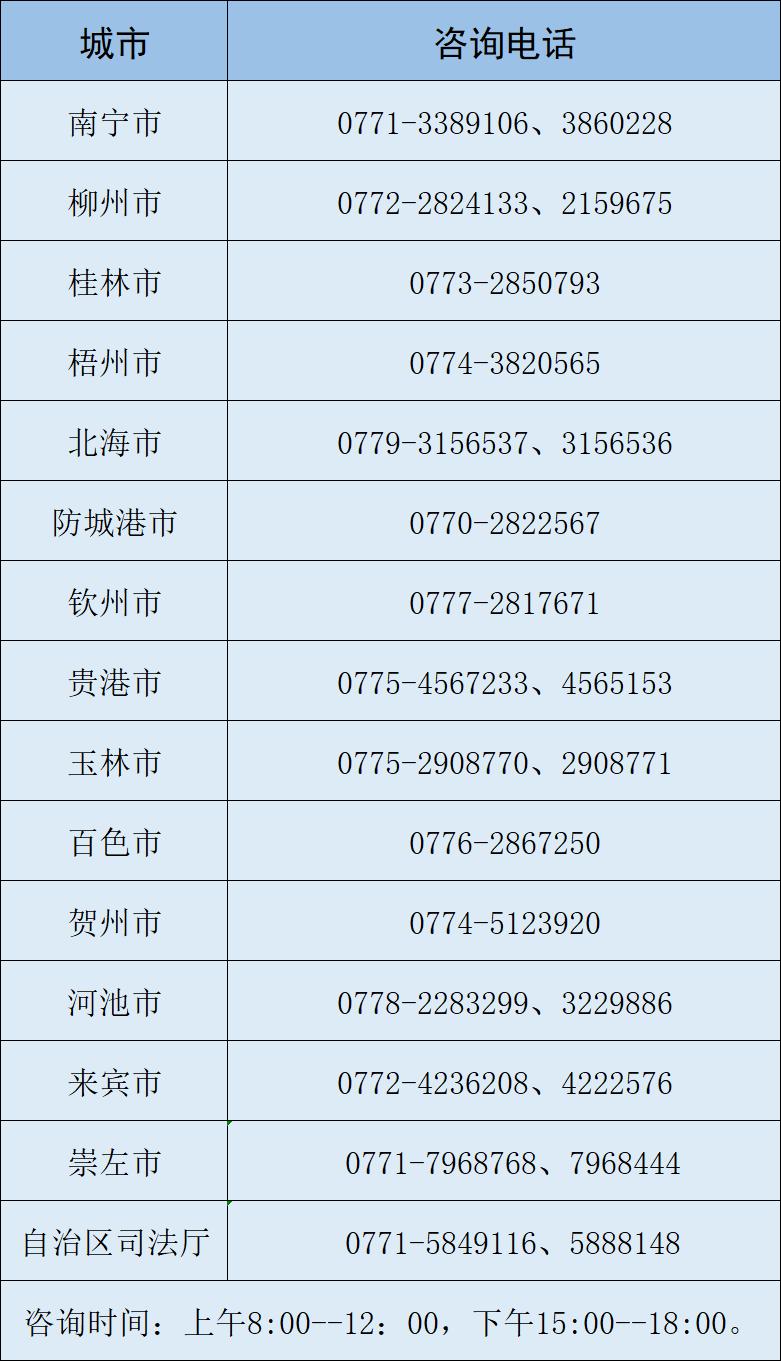 2021年广西法律职业资格考试公告,法律职业资格考试报名条件广西