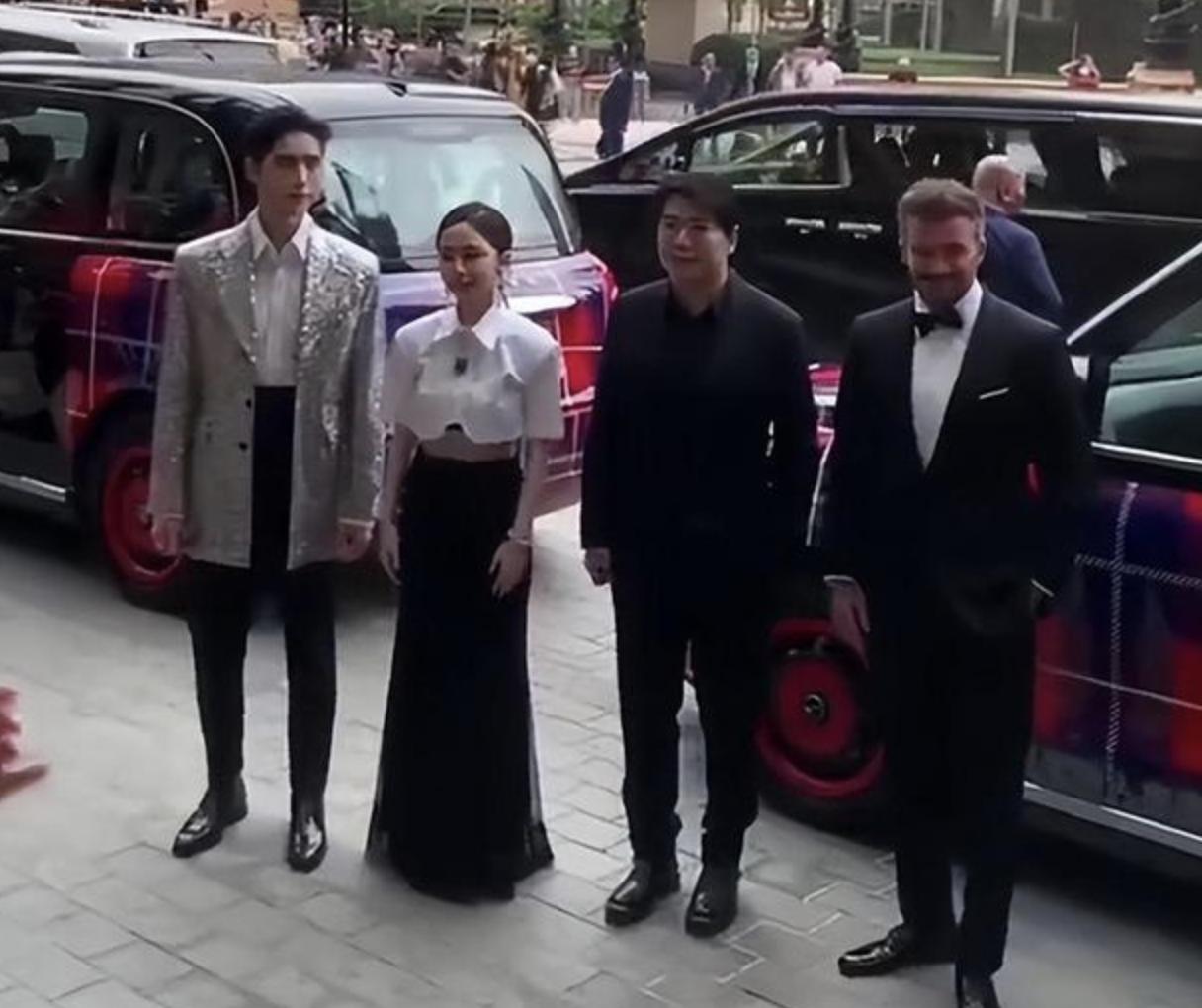 贝克汉姆海南见面会,贝克汉姆香港女星同台