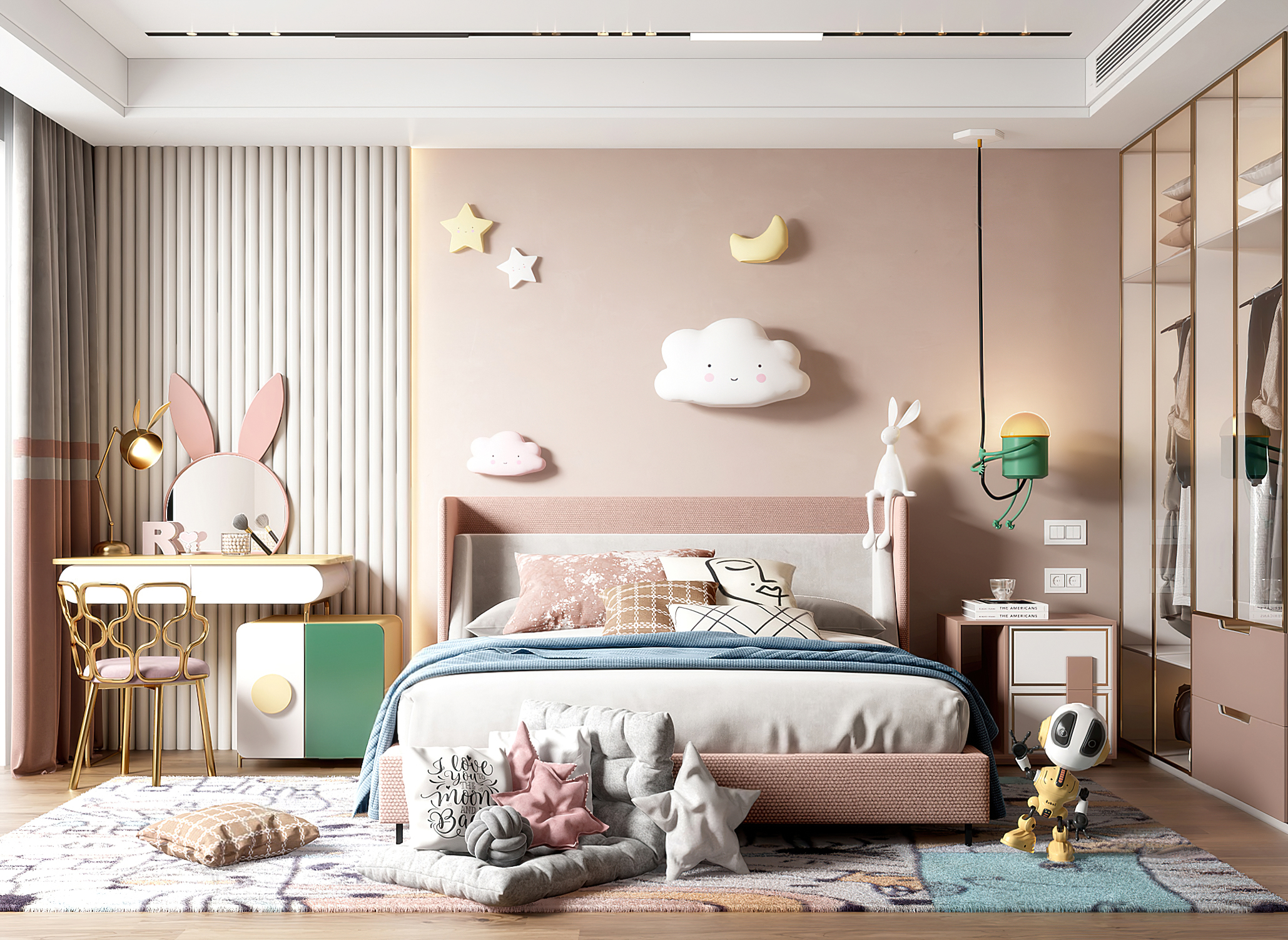 最经典的儿童房设计方案,真正的儿童房设计图