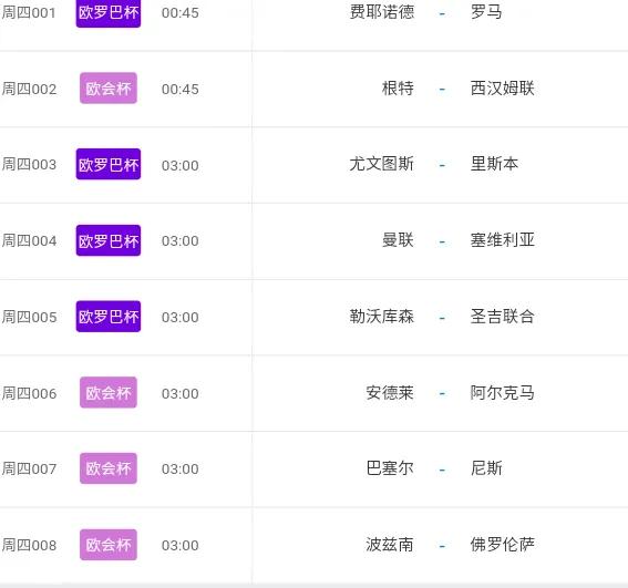周四竞彩欧罗巴三串一,欧罗巴杯竞彩解析
