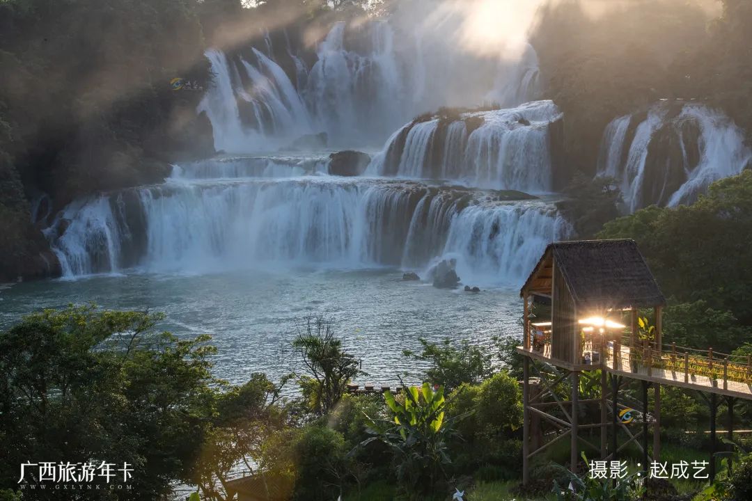 广西崇左德天跨国瀑布旅游景区,广西德天旅游十大景点