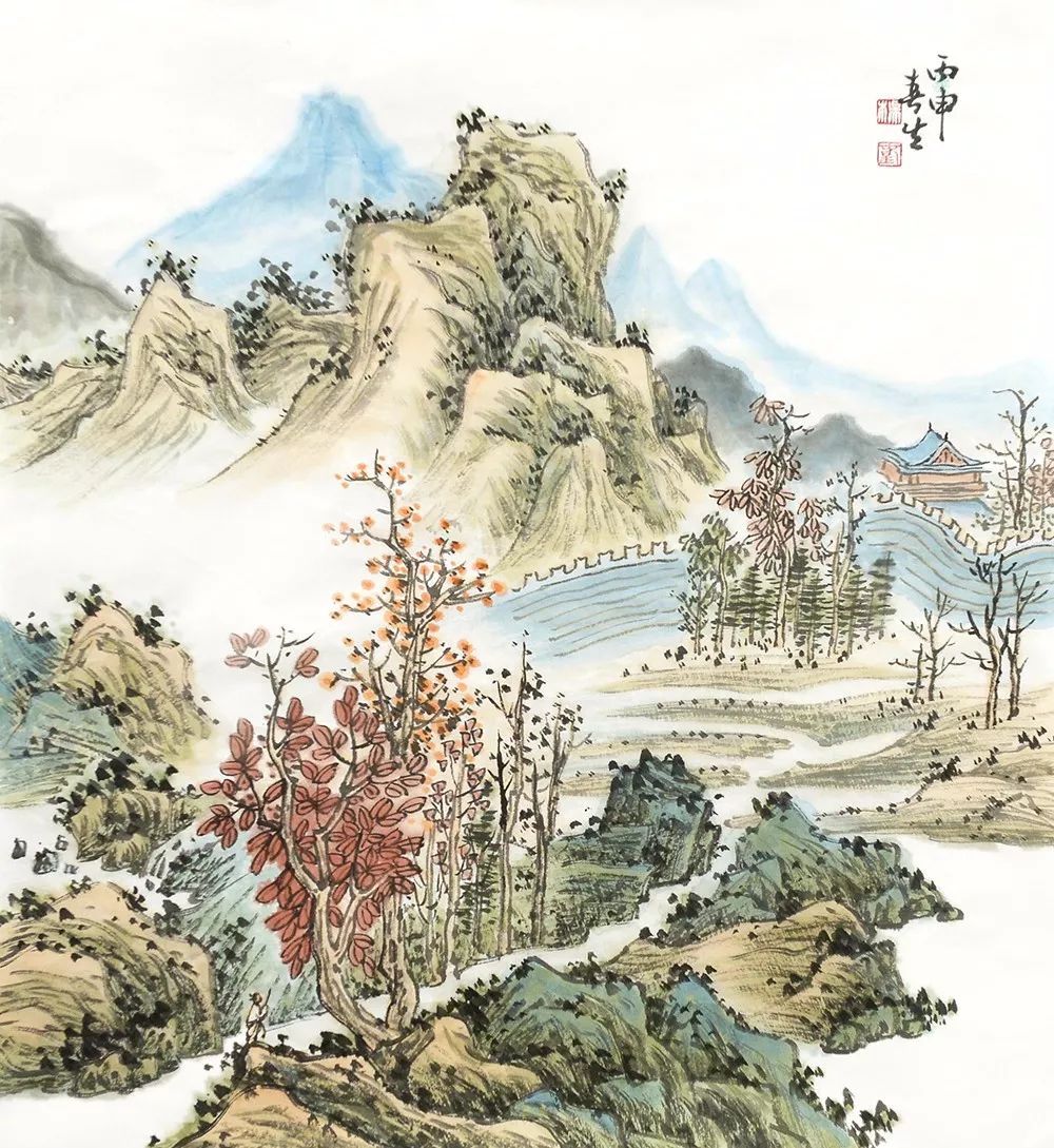 心宽路自宽书法作品,心宽路自宽