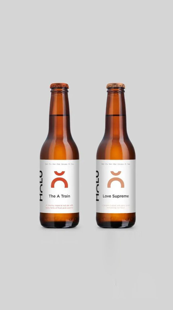 精酿啤酒品牌包装设计,玻璃瓶酒包装设计案例欣赏