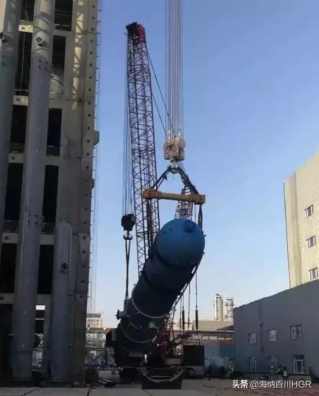 化工装备大发展641-2020年大连金重4000吨级世界最大多喷嘴气化炉