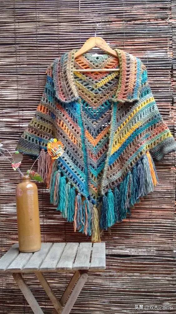 温暖的围巾,慵懒风的围巾披肩