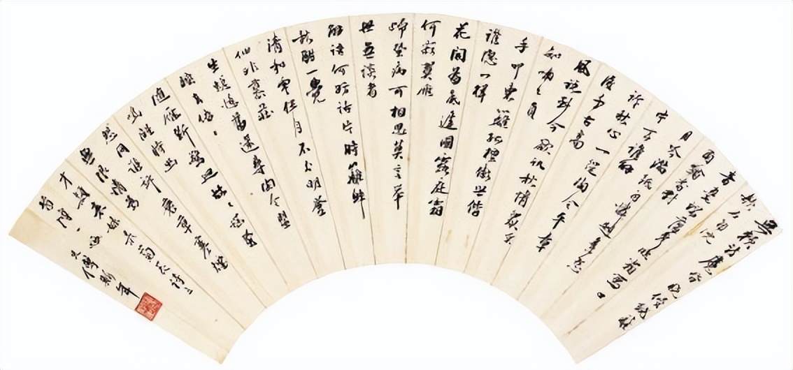 湖庄消夏历代名家扇面作品展,历代名家山水扇面作品