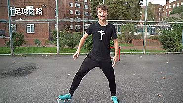 花式足球空中转圈技巧,简单实用的足球花式技巧