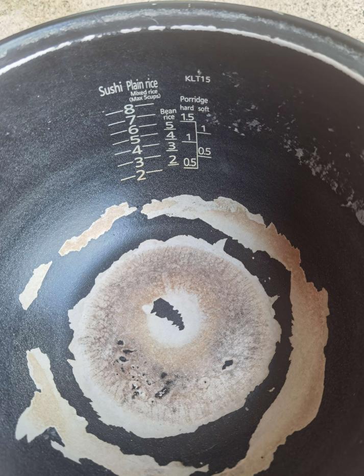 韩国电饭煲内胆涂层破了能用吗,进口电饭锅内胆涂层修复