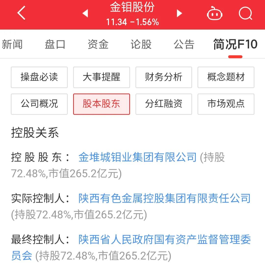 每日一股——金钼股份,601958