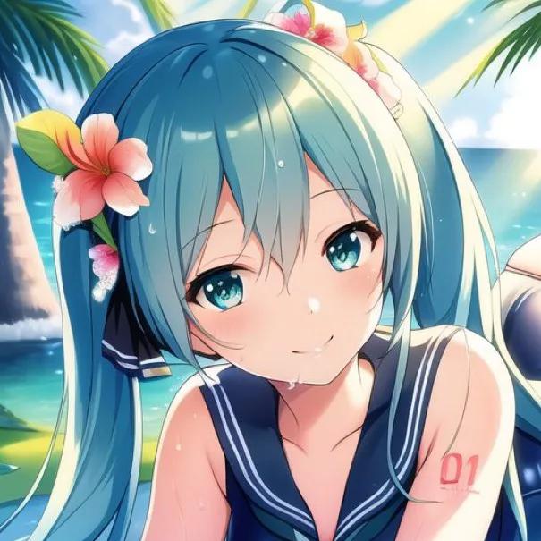 初音未来绘画教程可爱版,ai绘画未来少女