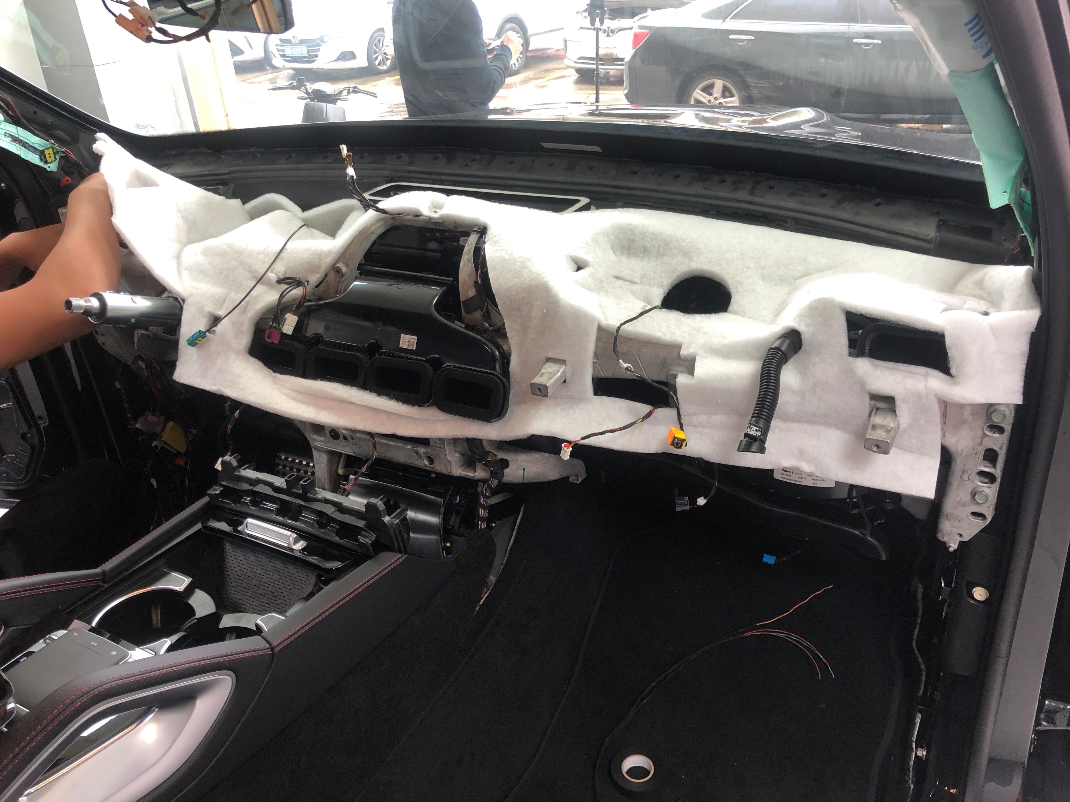 奔驰amggle53车辆功能按键讲解,gle53amg2024款抬头显示功能