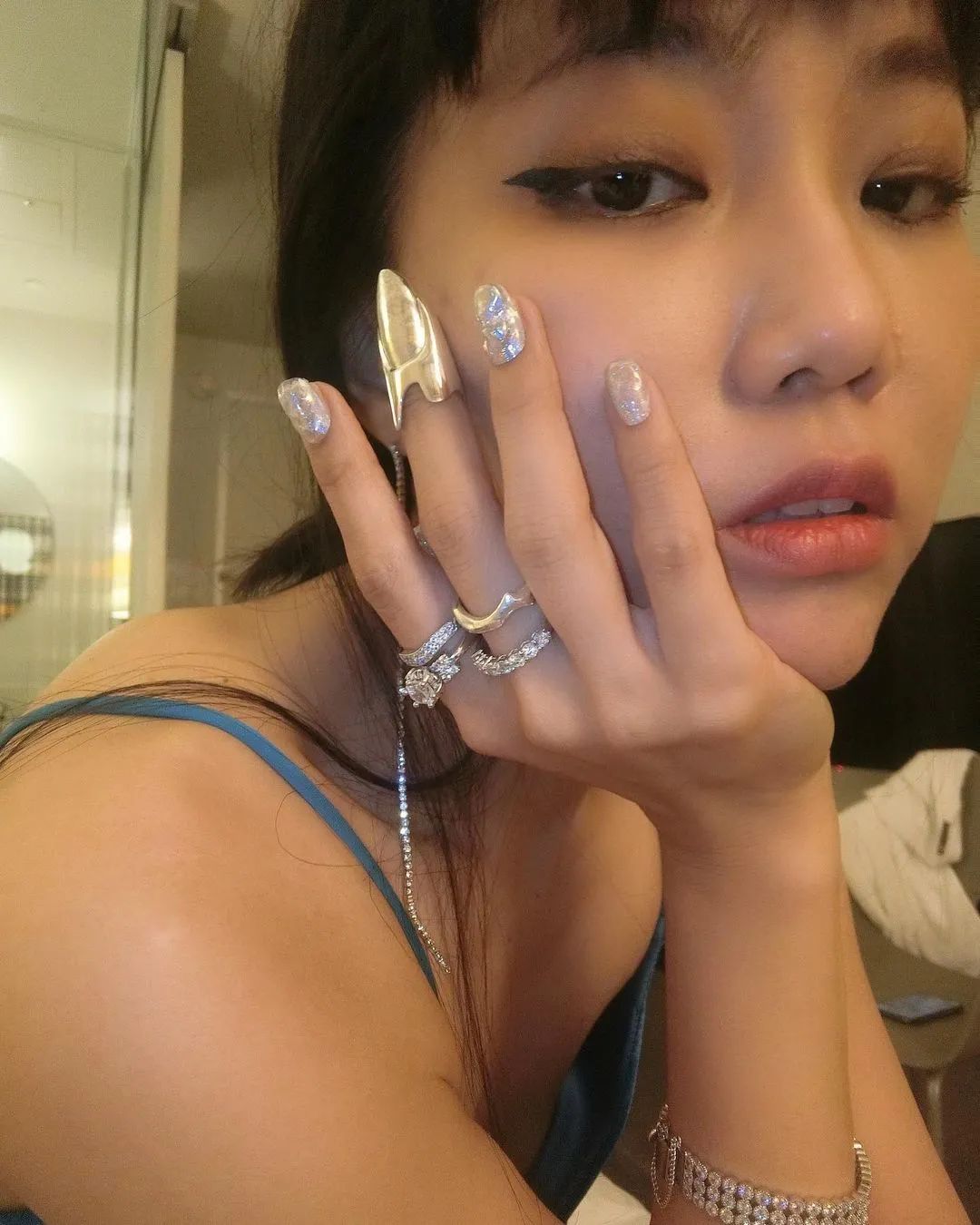 关于blackpink美甲,blackpink日常美甲