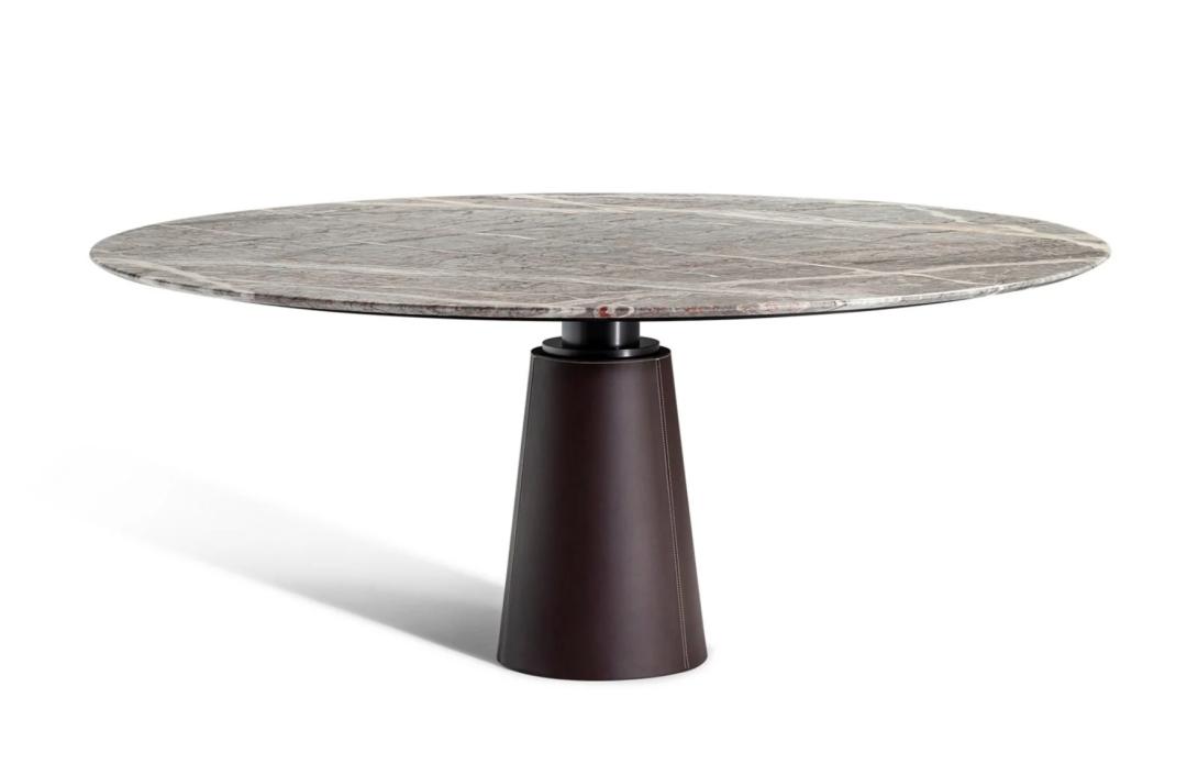 奢石餐桌别具一格,奢石餐桌大平层豪宅首选