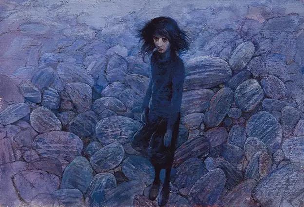 何多苓俄罗斯写生油画,何多苓油画2007