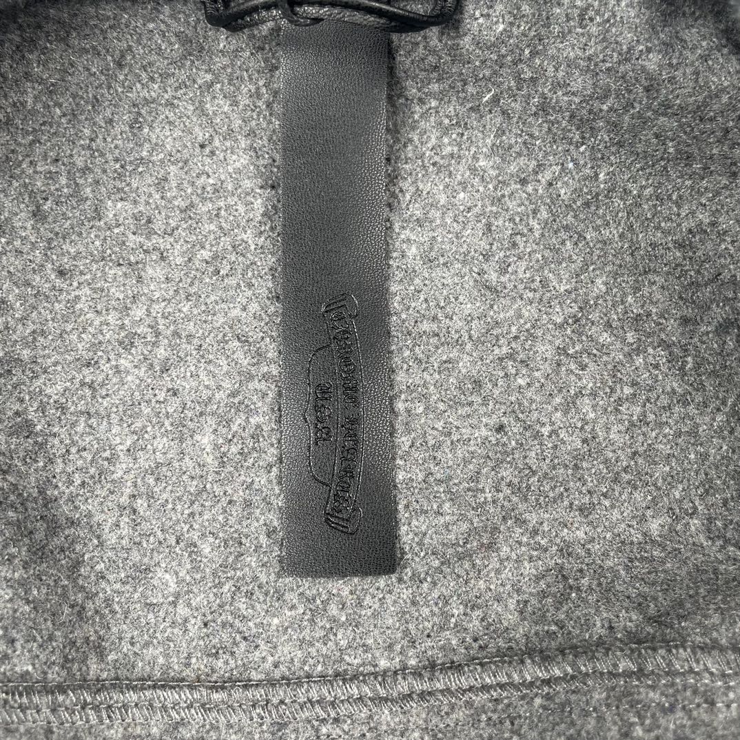 ChormeHearts克罗心CH22FW银扣羊绒衬衫夹克外套