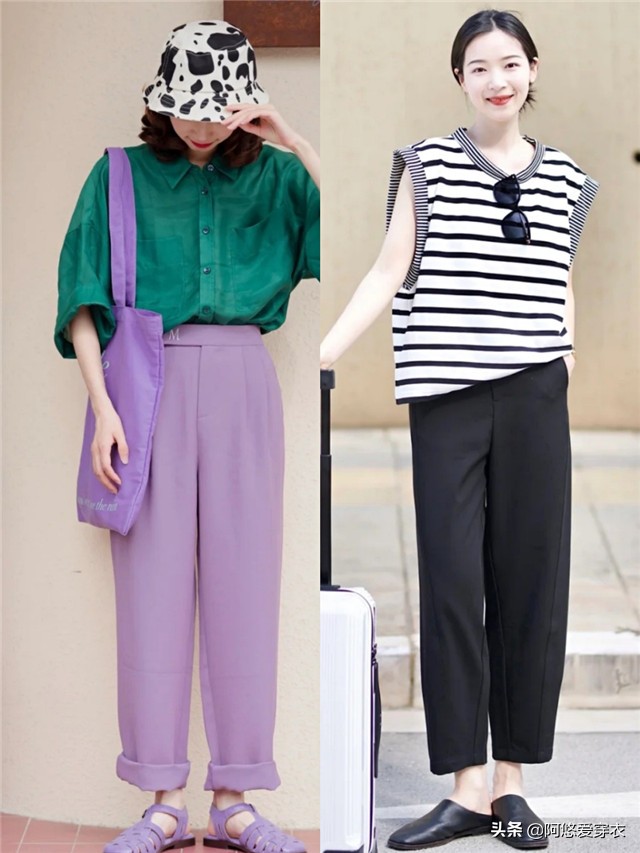 鲨鱼裤和阔腿裤哪个好看,鲨鱼裤和阔腿裤哪个更好搭