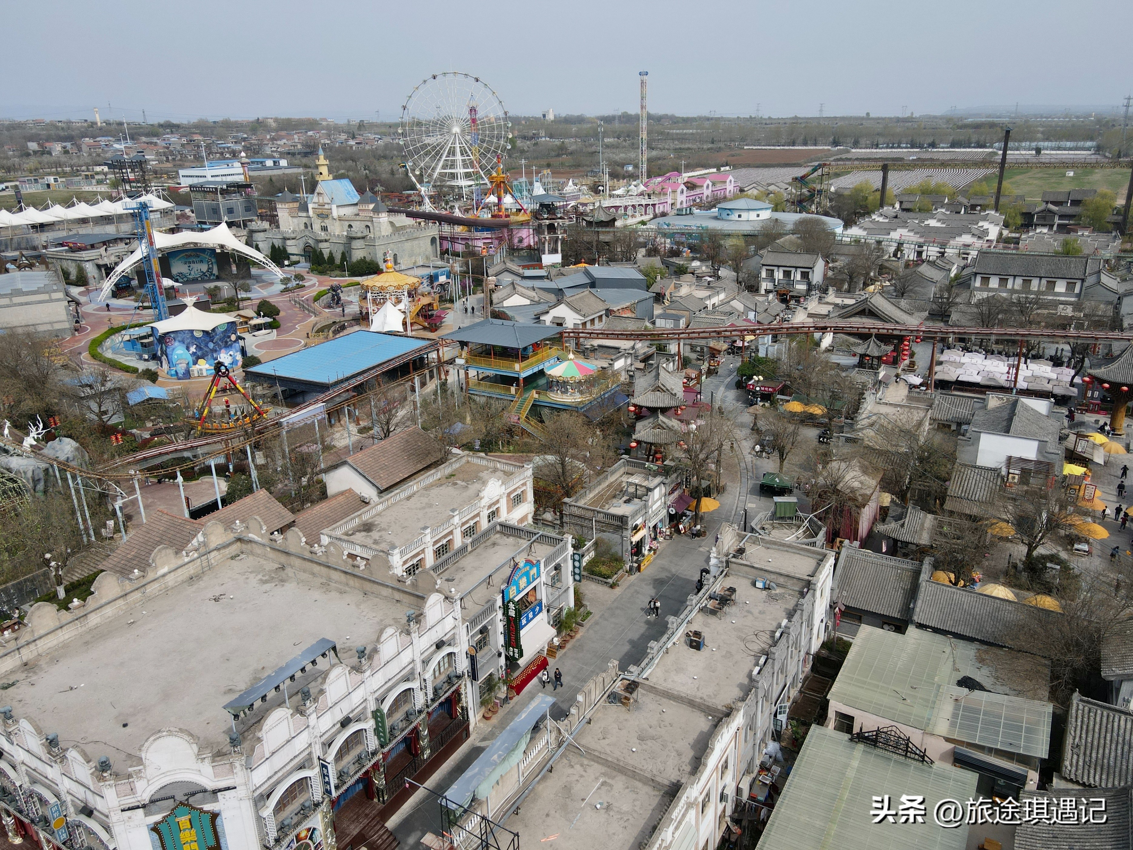 西安一日游白鹿原白鹿仓,西安白鹿原白鹿仓附近环境