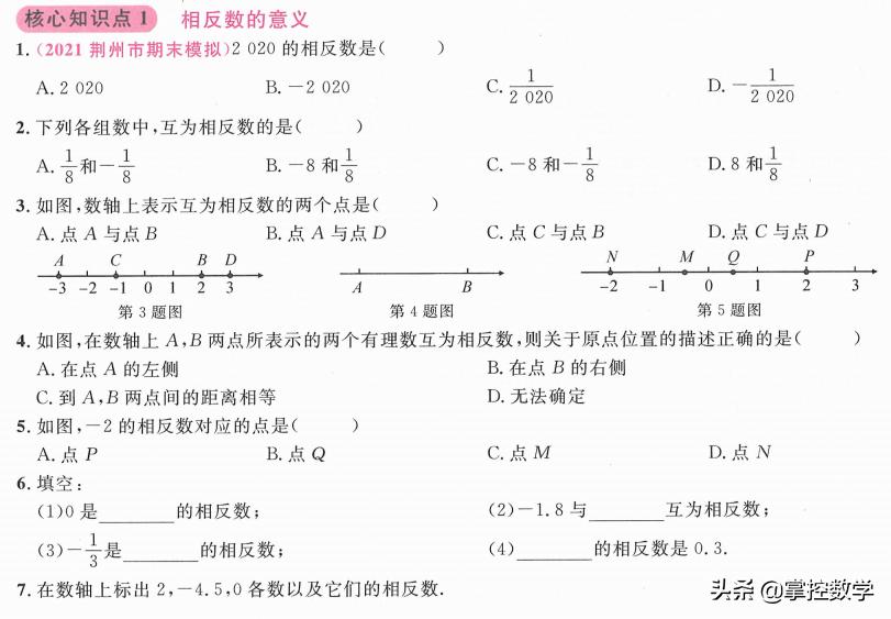 负有理数的概念是什么,有理数定义与概念讲解