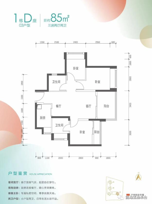 鸿荣源珈誉府大户型卖了多少,鸿荣源珈誉府教育用地