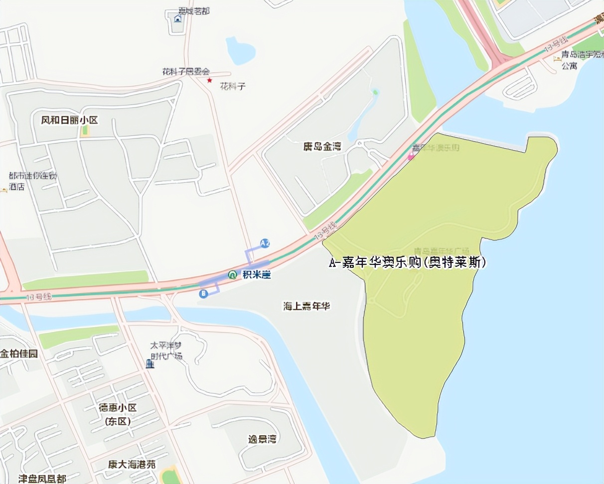 青岛西海岸新区繁华地段商圈,青岛最全的购物广场