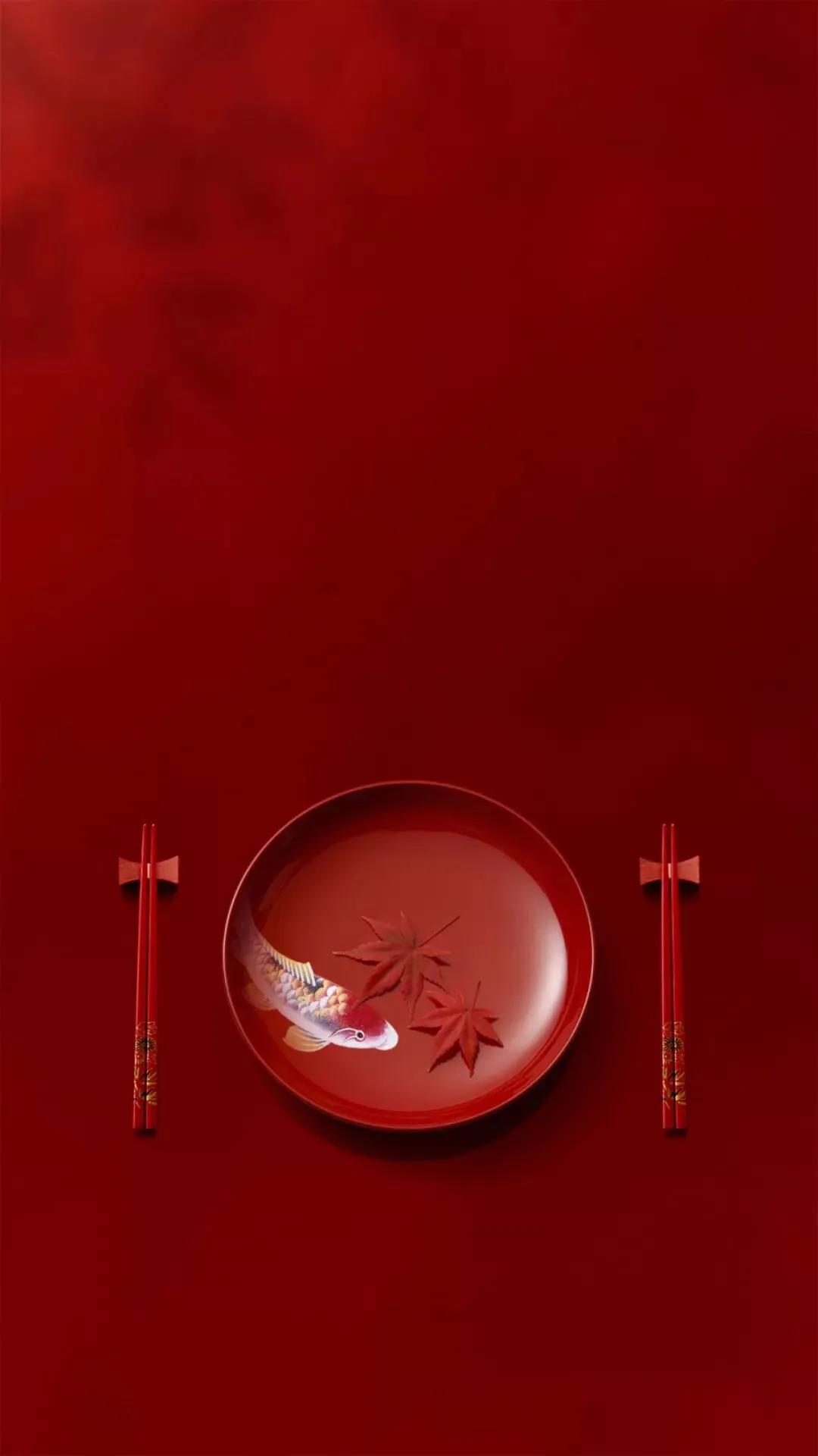 纯红色中国红壁纸图片,经典红色系壁纸