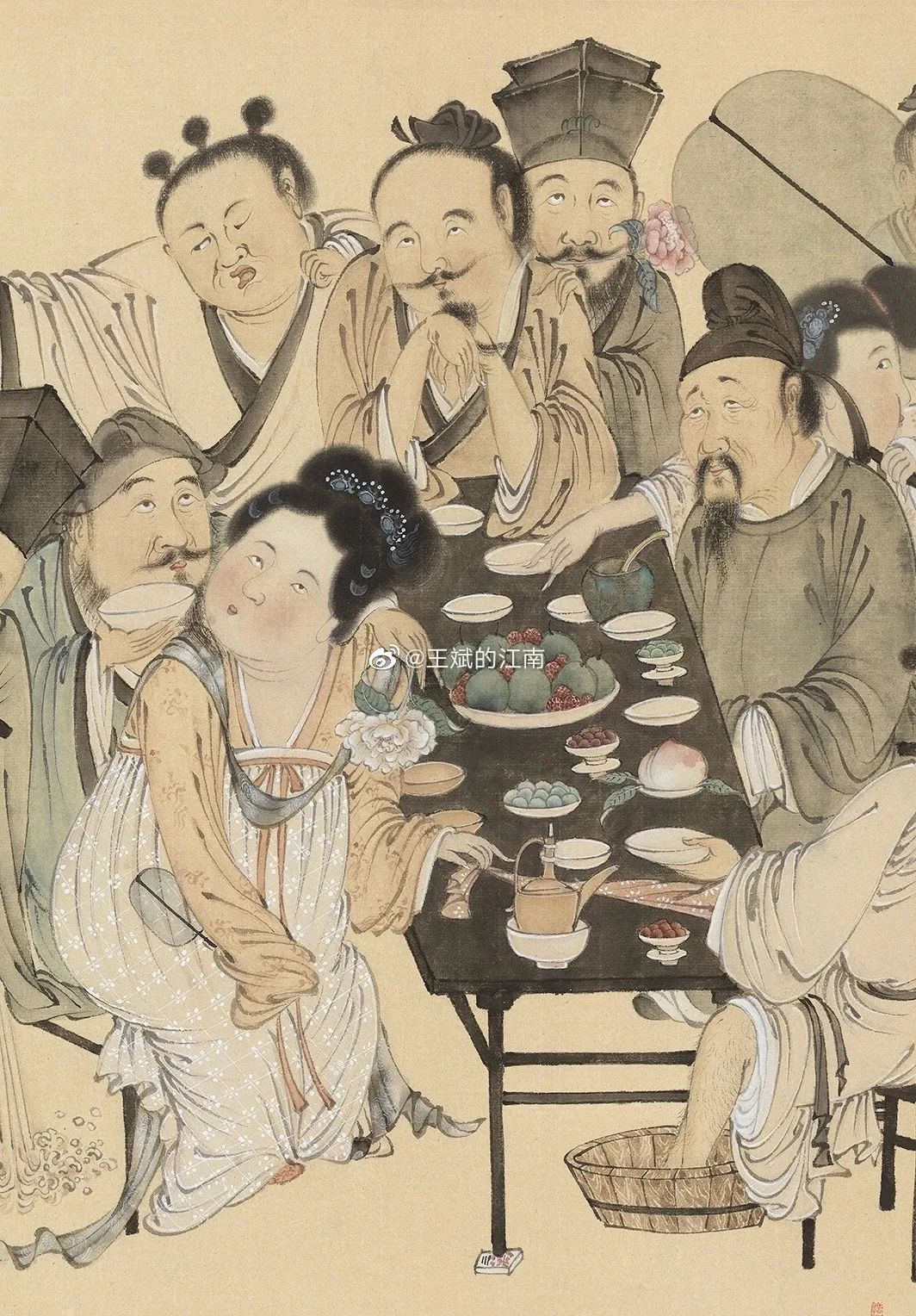 小伙笔下“不正经”的国画,惹万人爆笑!看完原谅我“想歪了”