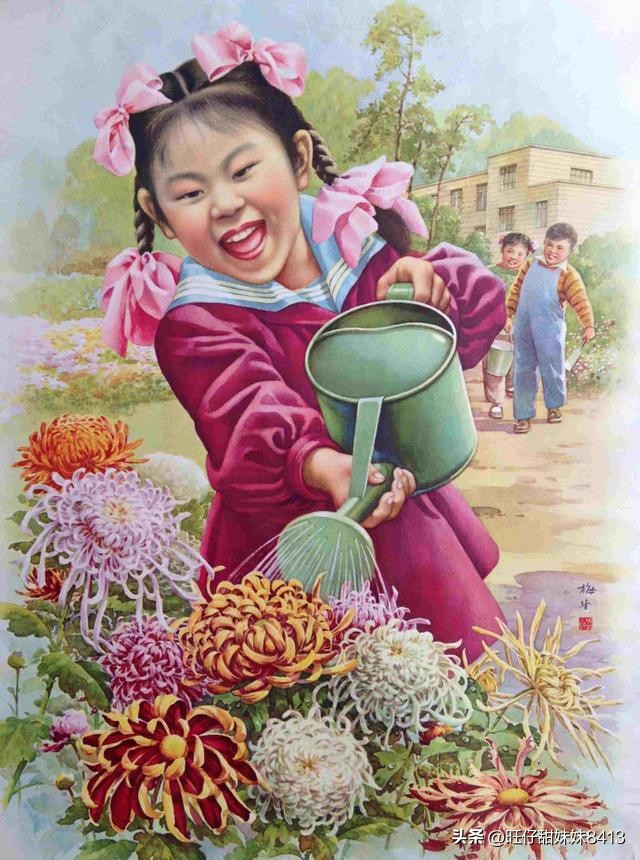 八十年代挂画图片大全,7080年代老中堂挂画图片